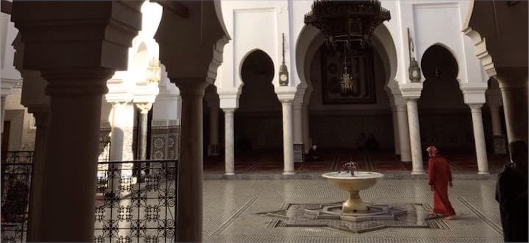 Cour des femmes de la mosquée Karaouiyine de Fès