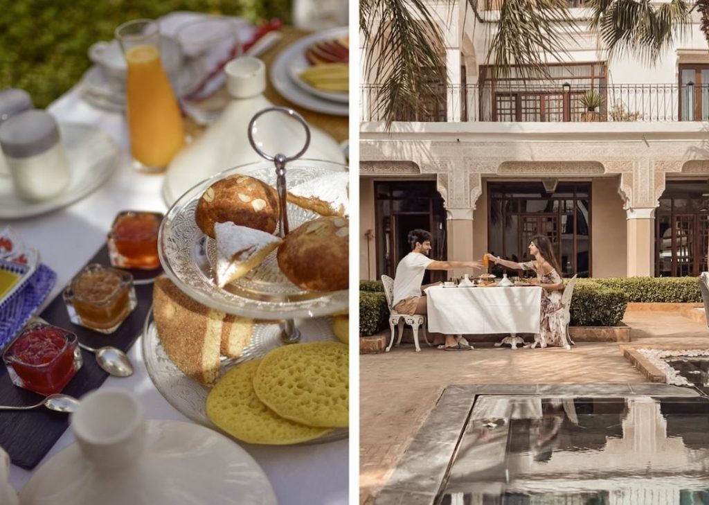 Petit déjeuner à Riad Mayfez