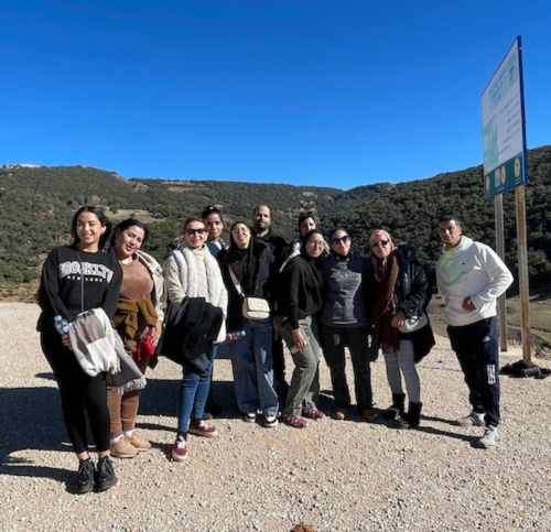 Team Mayfez during team building session in the Middle Atlas